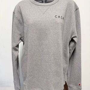 League Gray Crewneck Men's Sweater